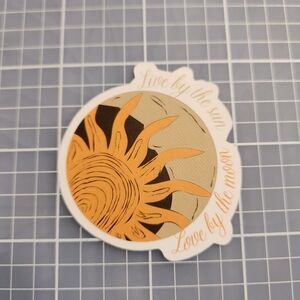 10/$10 Sticker Celestial Moon